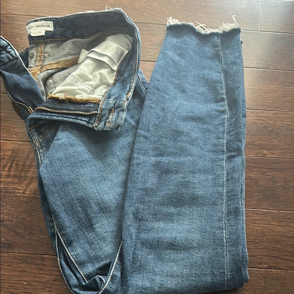 Good American good legs skinny crop